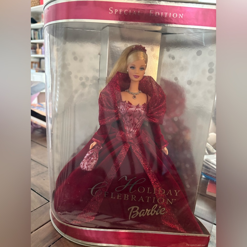 2001 and 2002 Holiday Barbies